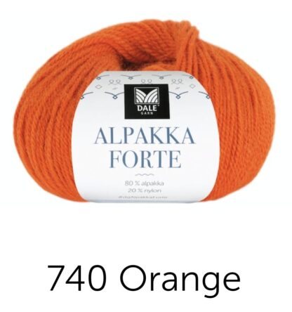 Alpakka forte orange